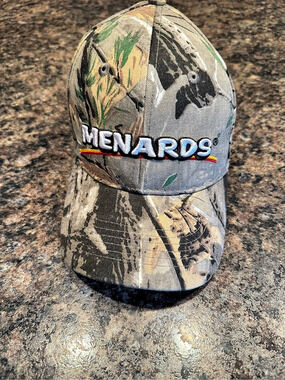 Menards Camouflage Embroidered Logo Baseball Cap